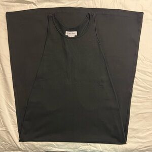 Calvin Klein Black Sleeveless Midi Dress